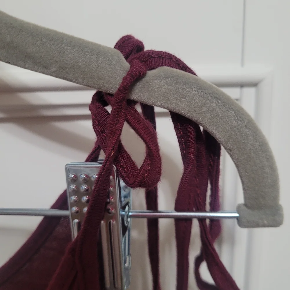 $ 💥3/$24 Collegiate Outfitters Texas A&M Zebra‎ Detail Tie Strap Dress